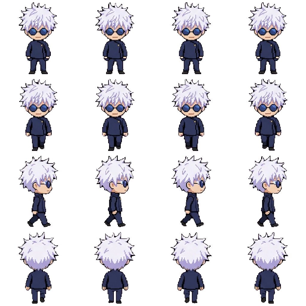 Gojo satoru movement sprite