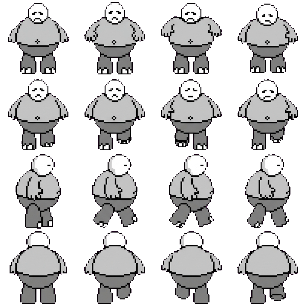 Strong Sad movement sprite