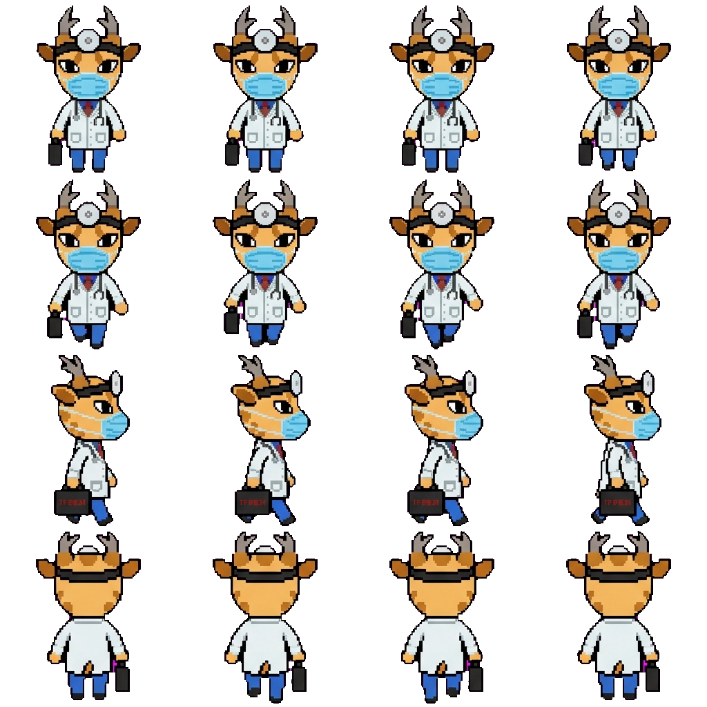 Dr. Harlow movement sprite