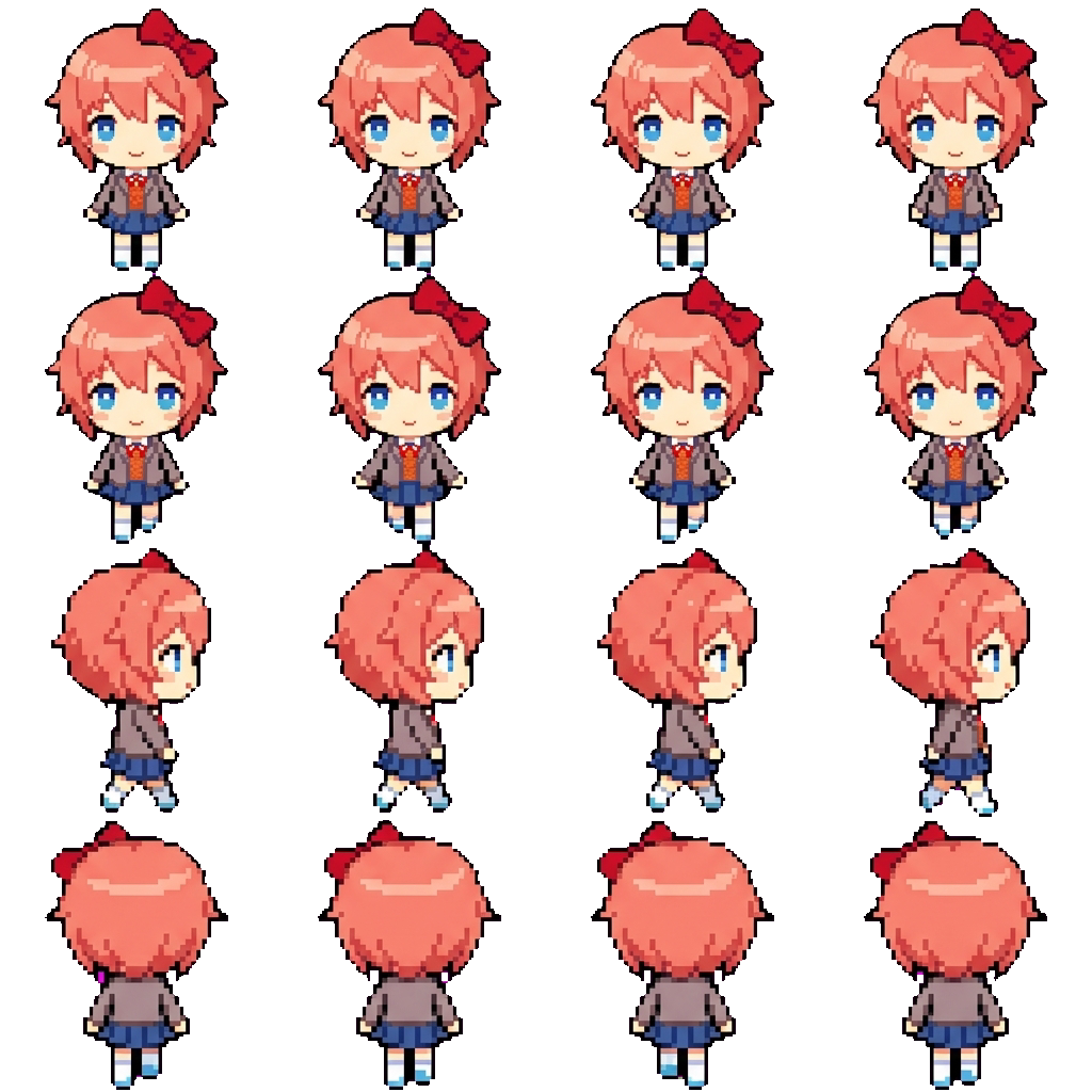 Sayori movement sprite