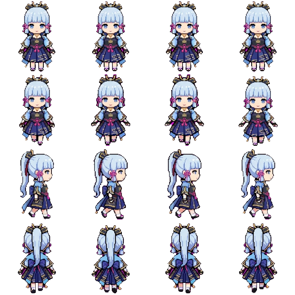 Kamisato Ayaka movement sprite