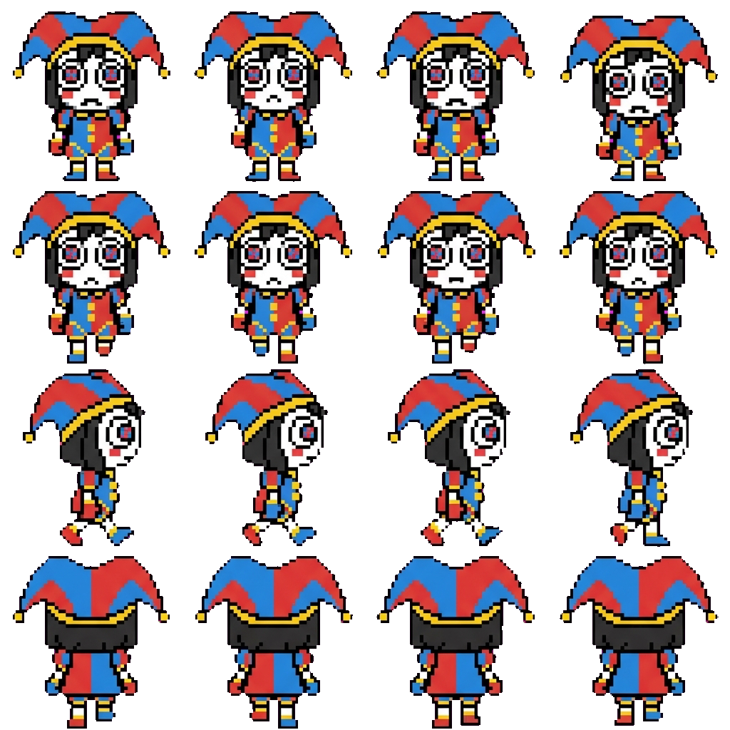 Pomni movement sprite