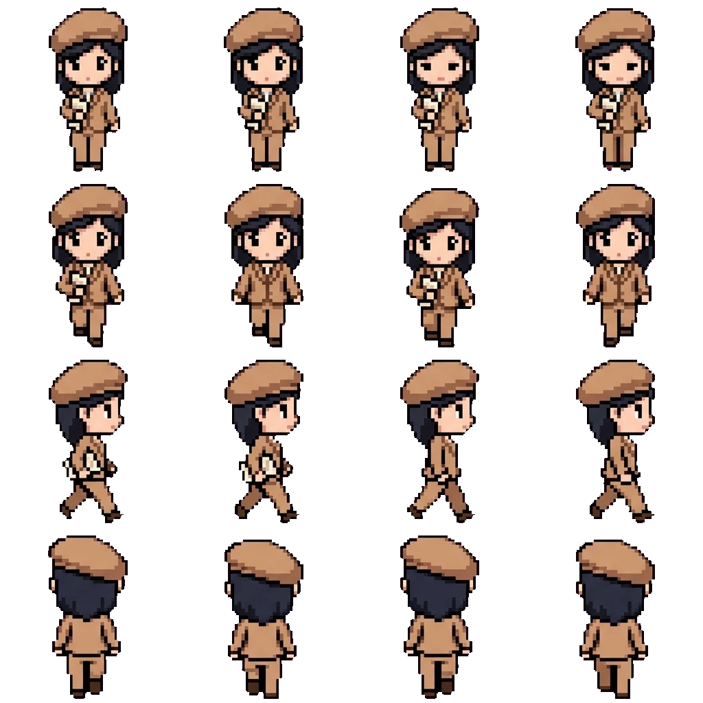 Shara movement sprite