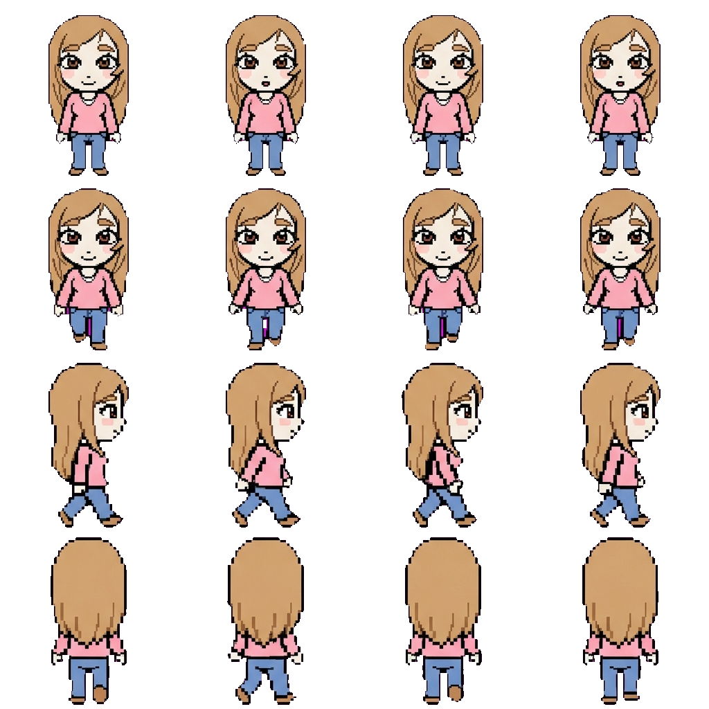 Antonia movement sprite