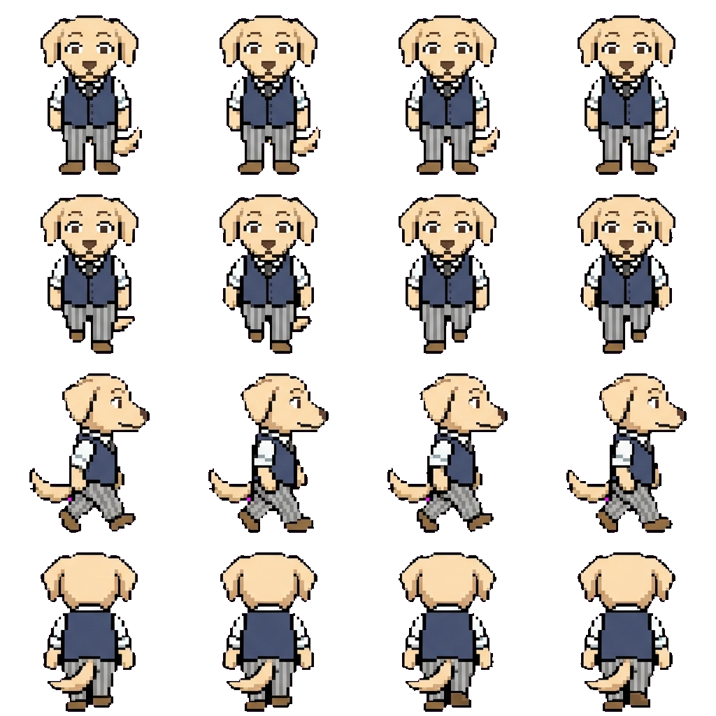 Jack movement sprite
