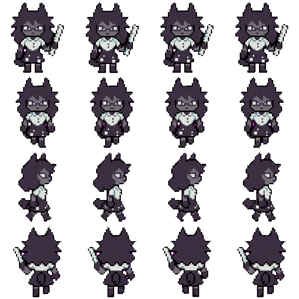 Miss Emily movement sprite