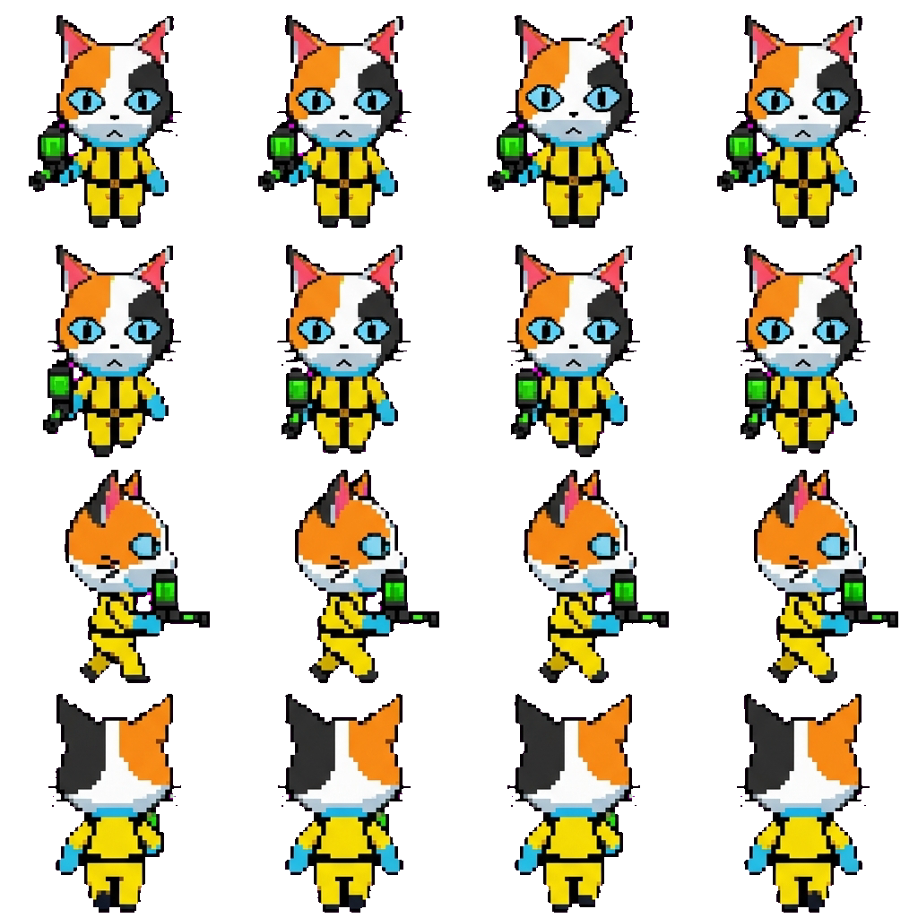 Sam movement sprite