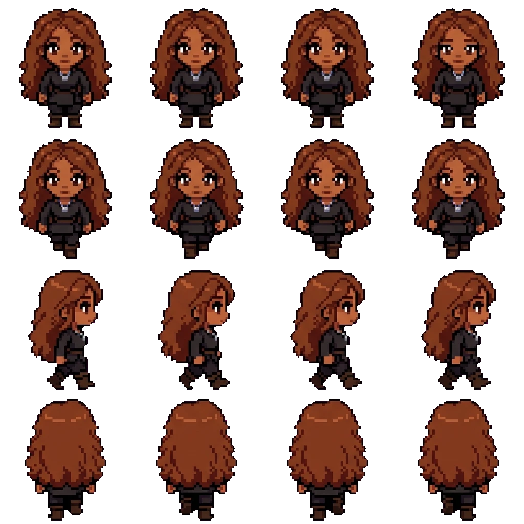 Elena movement sprite