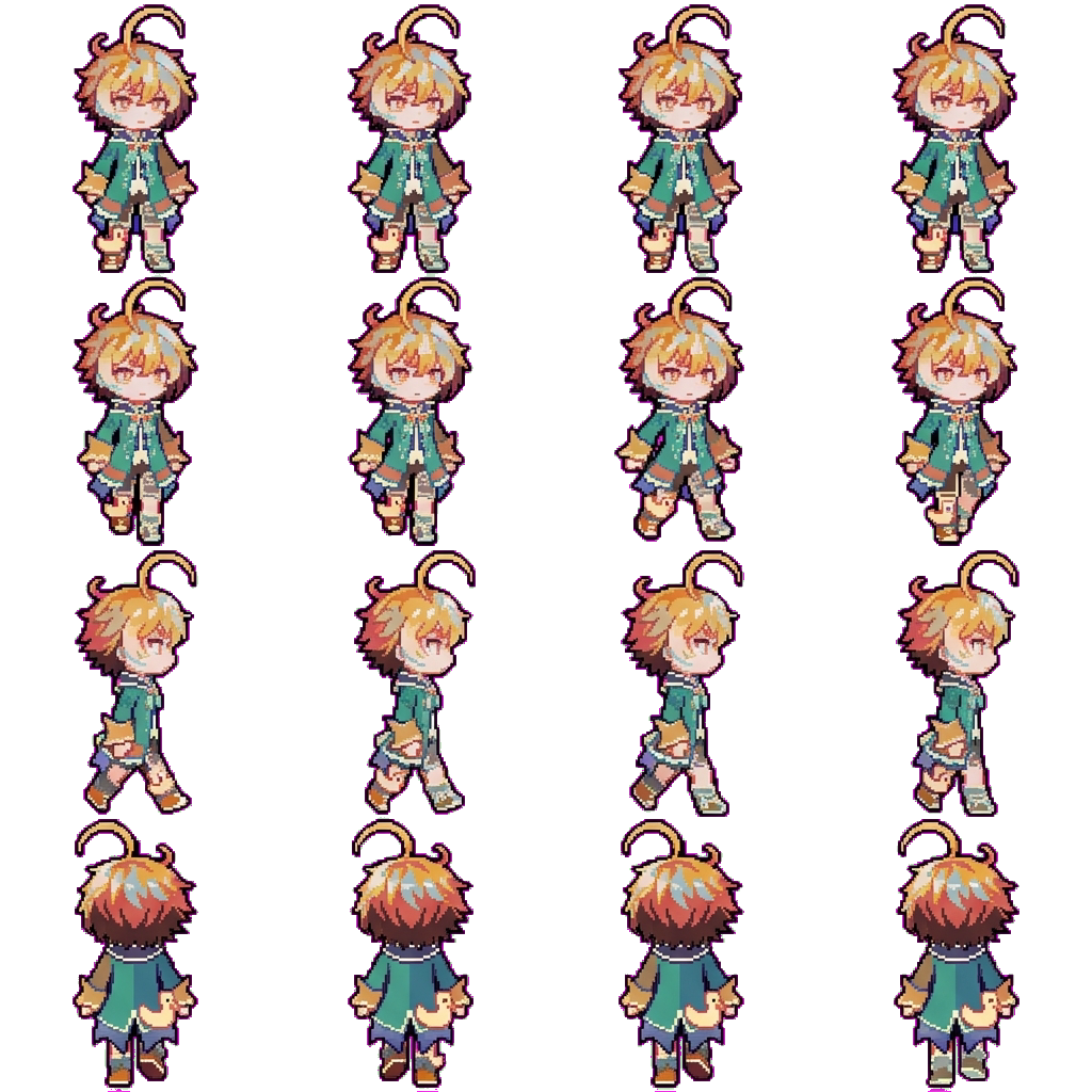 Clark movement sprite
