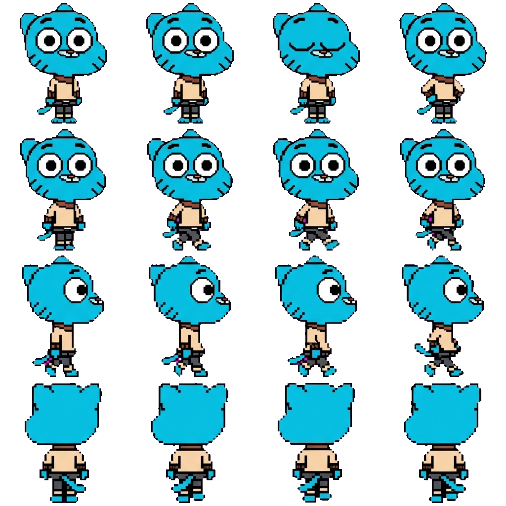 Gumball movement sprite