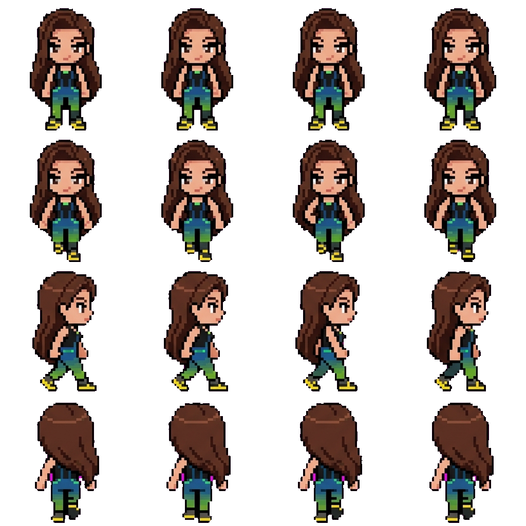 Hyuna movement sprite