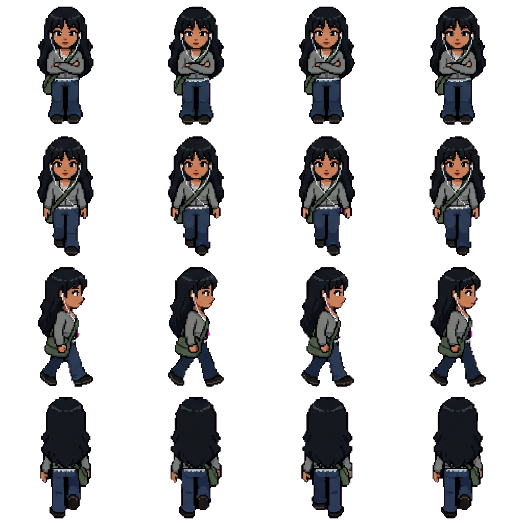 Lola movement sprite