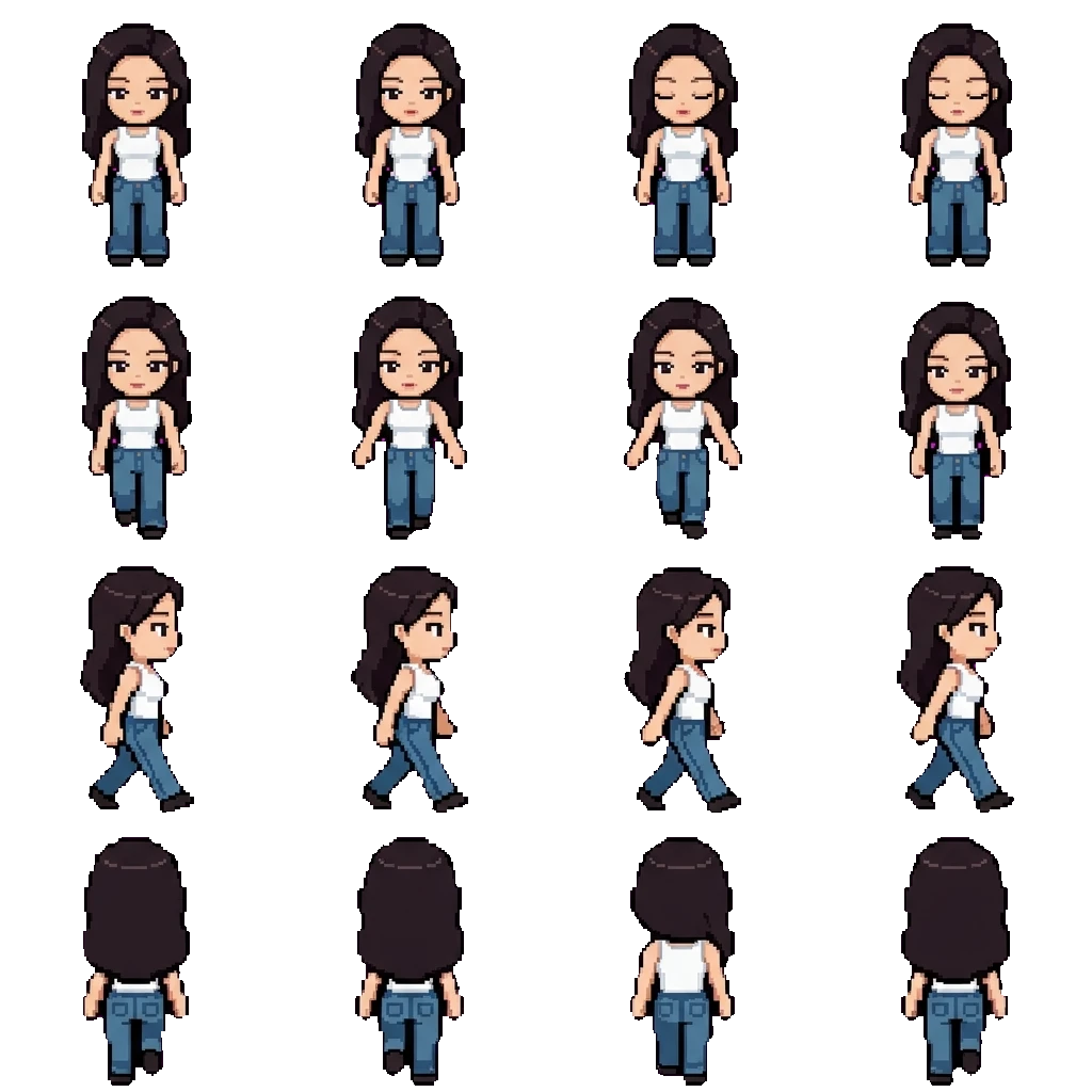 Jennie movement sprite