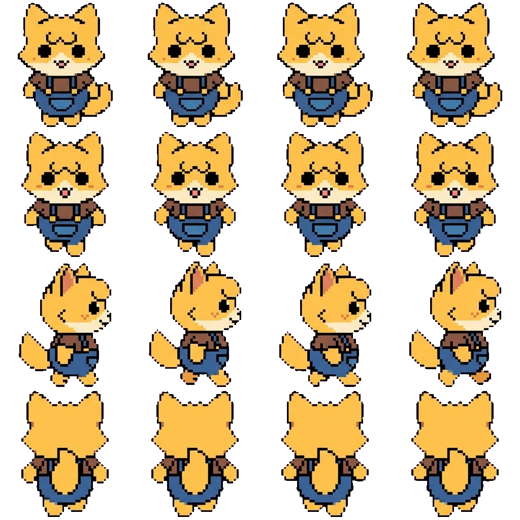 Kuishinbō movement sprite