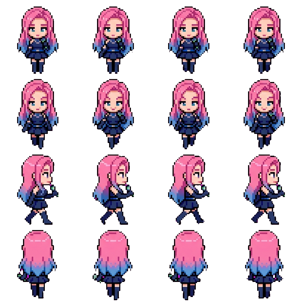 Mizi movement sprite