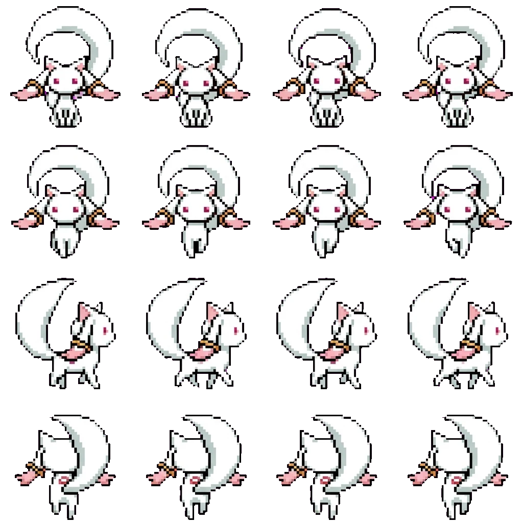 Kyubey movement sprite