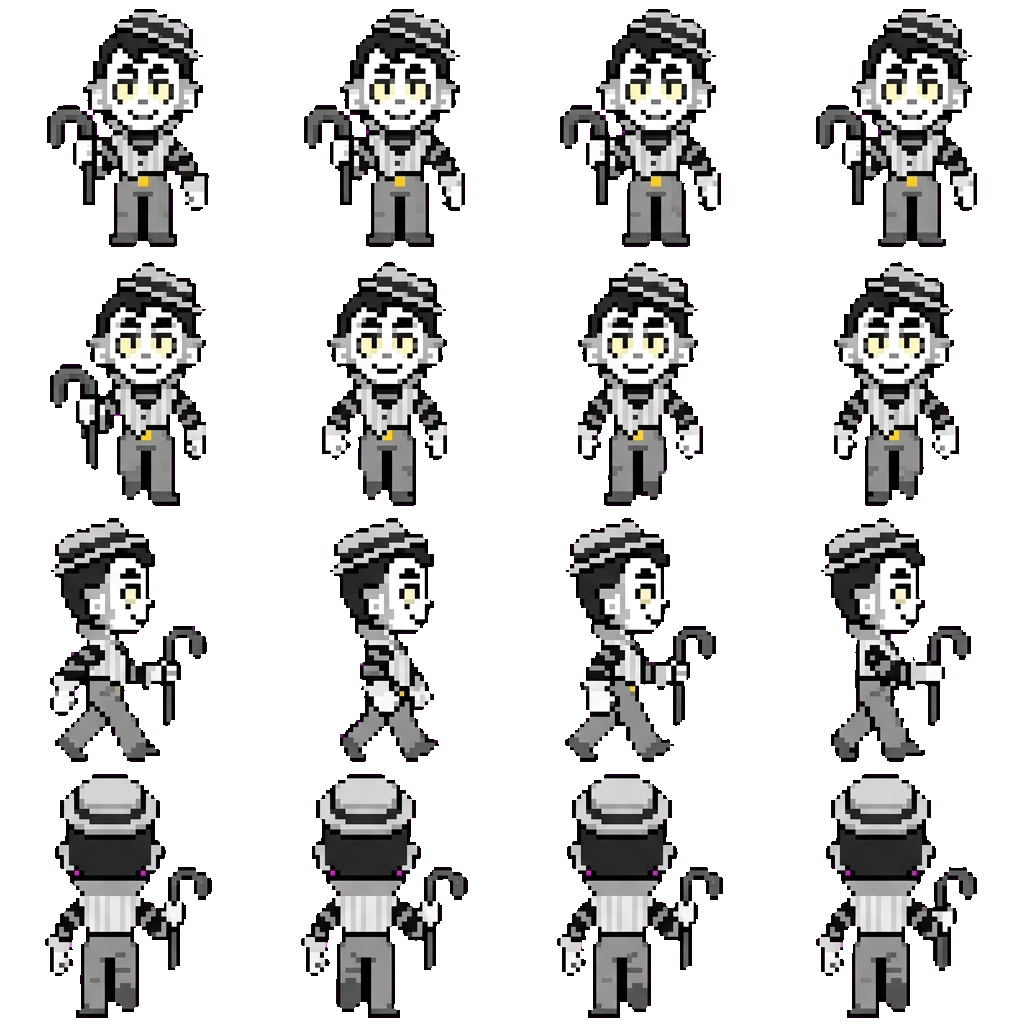 Gray movement sprite