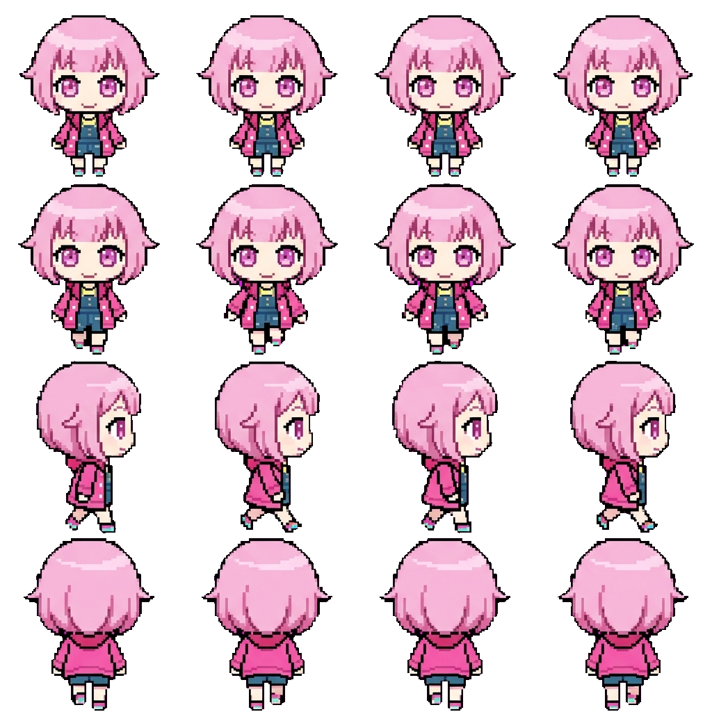 Emu Otori (Yashiro) movement sprite