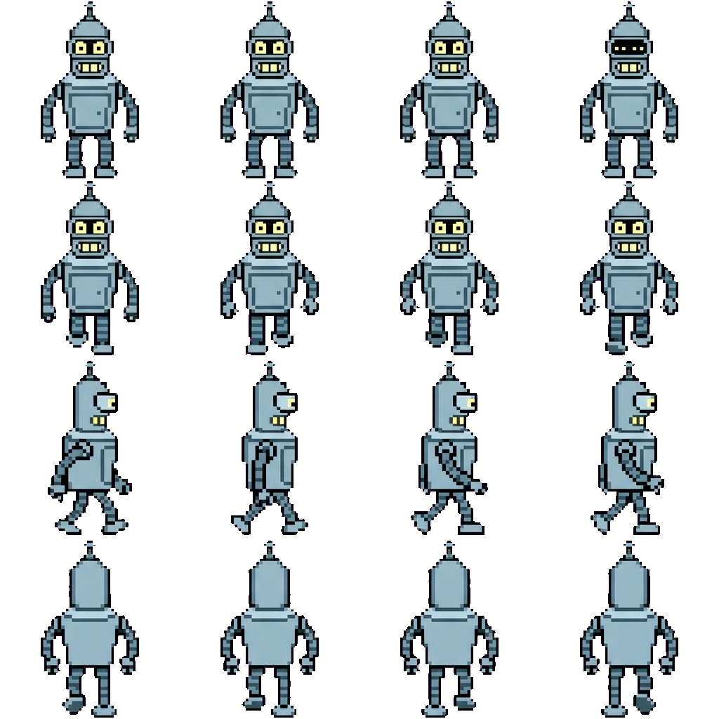 Bender movement sprite