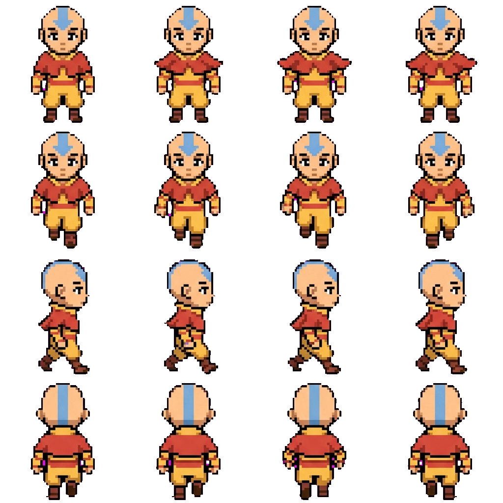 Aang movement sprite