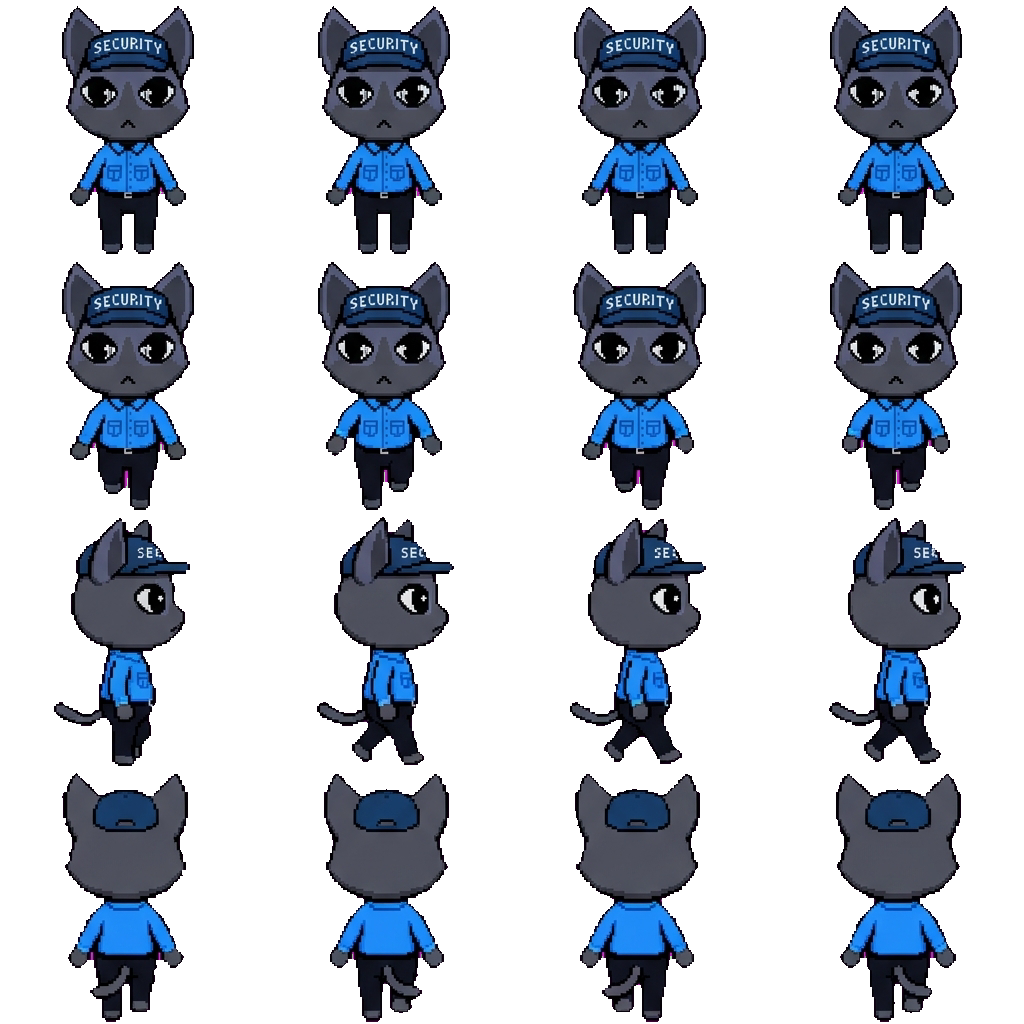 Security movement sprite
