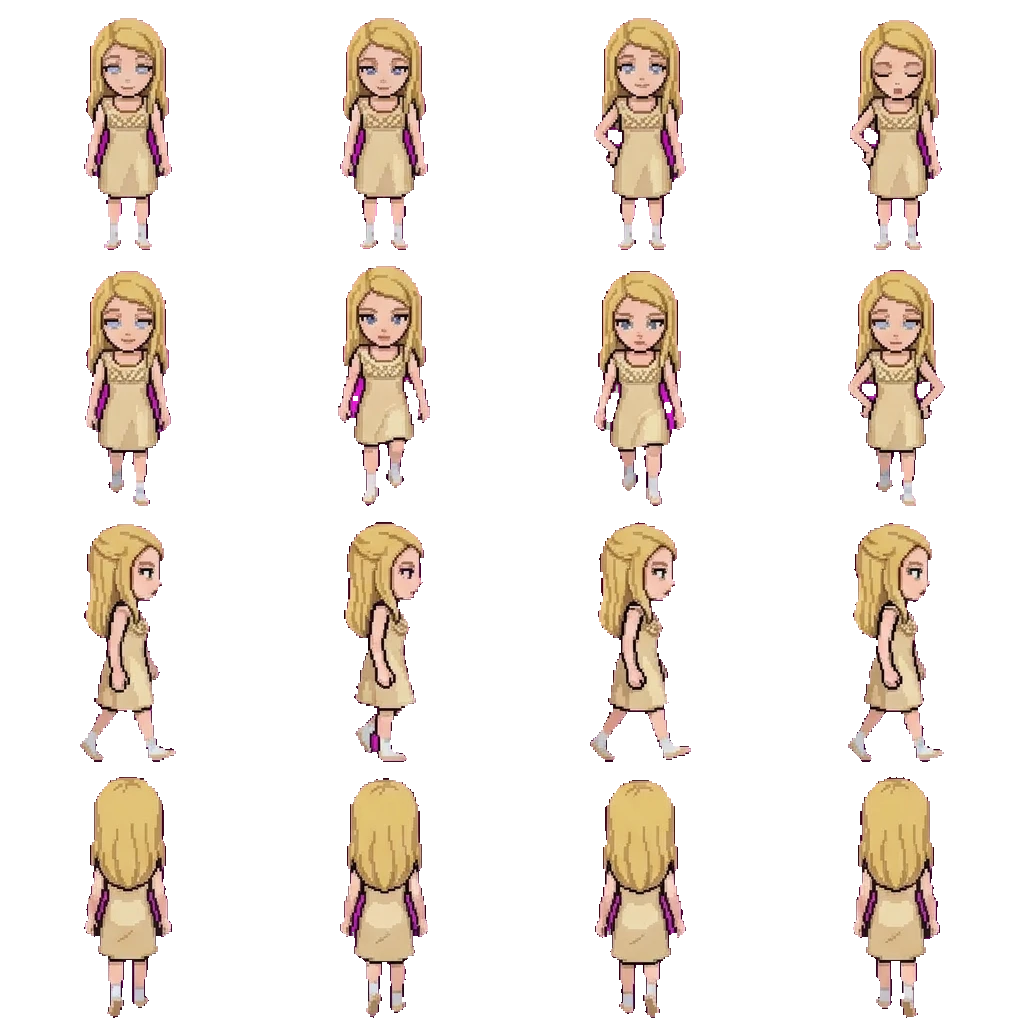 Cassie Ainsworth movement sprite