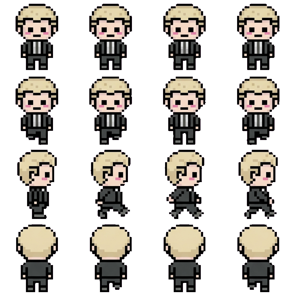 Fuyuhiko Kuzuryu movement sprite