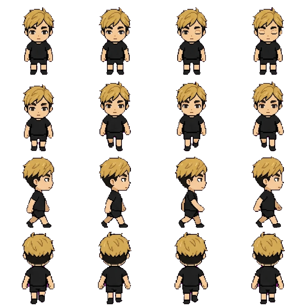 Atsumu Miya movement sprite