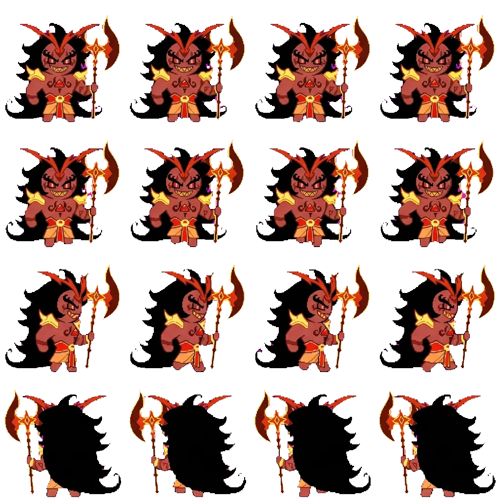 Burning Spice Cookie movement sprite