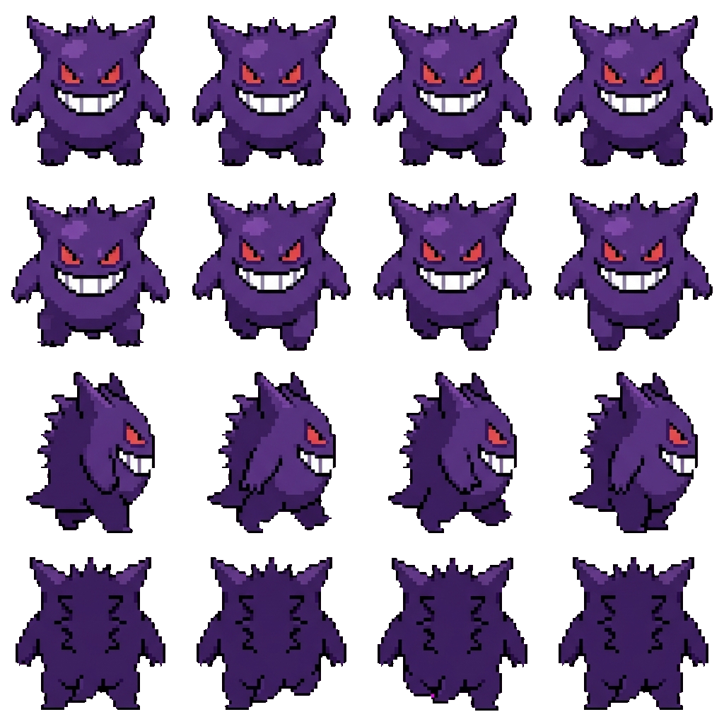 Gengar movement sprite