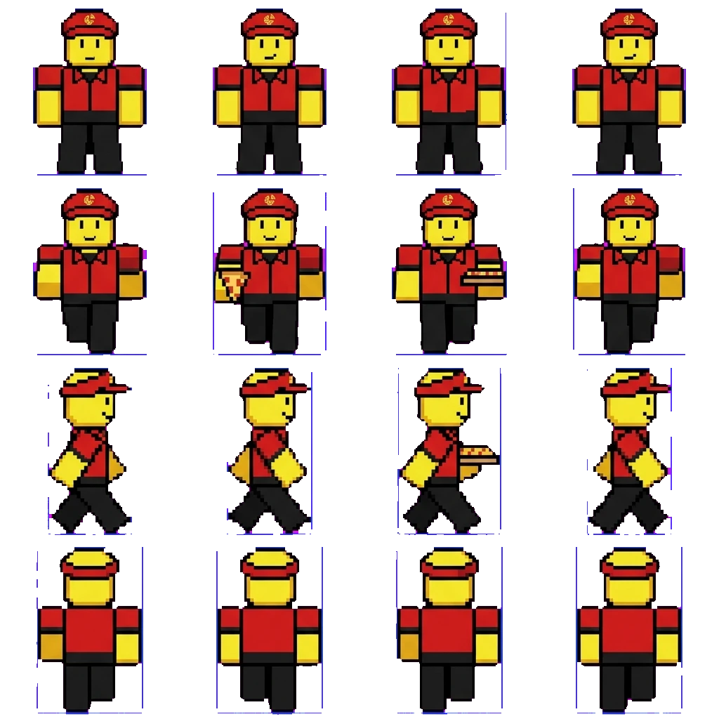 Elliot Builder movement sprite