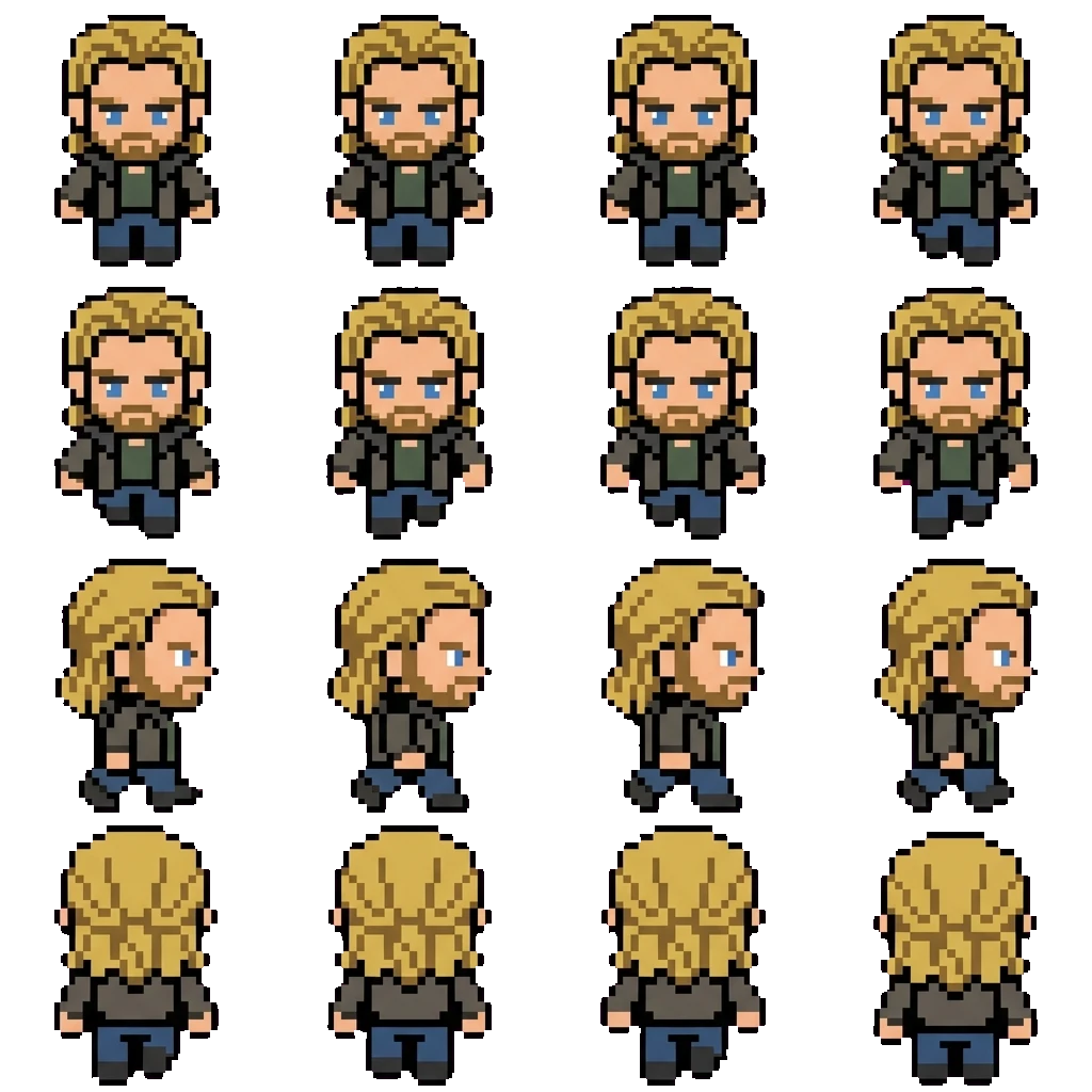 Thor Odinson movement sprite