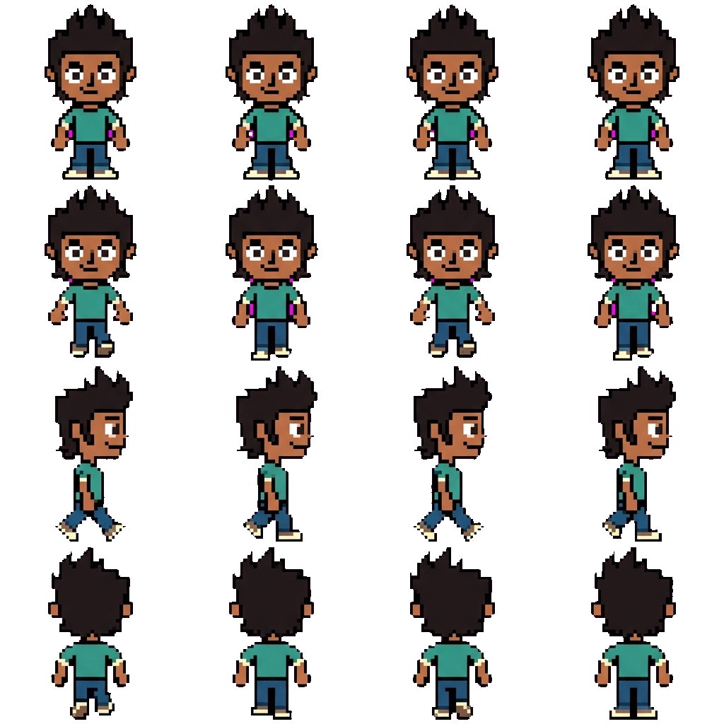 Mike movement sprite