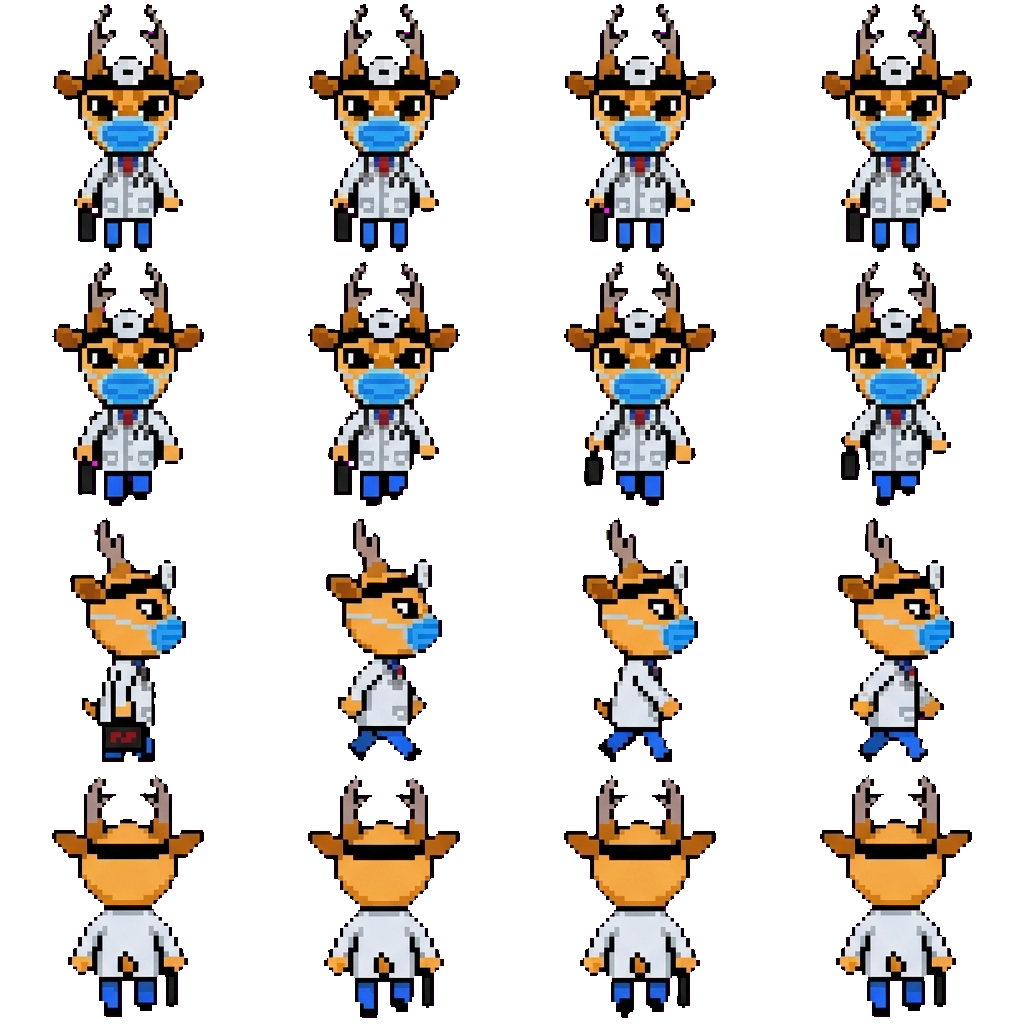 Dr Harlow movement sprite