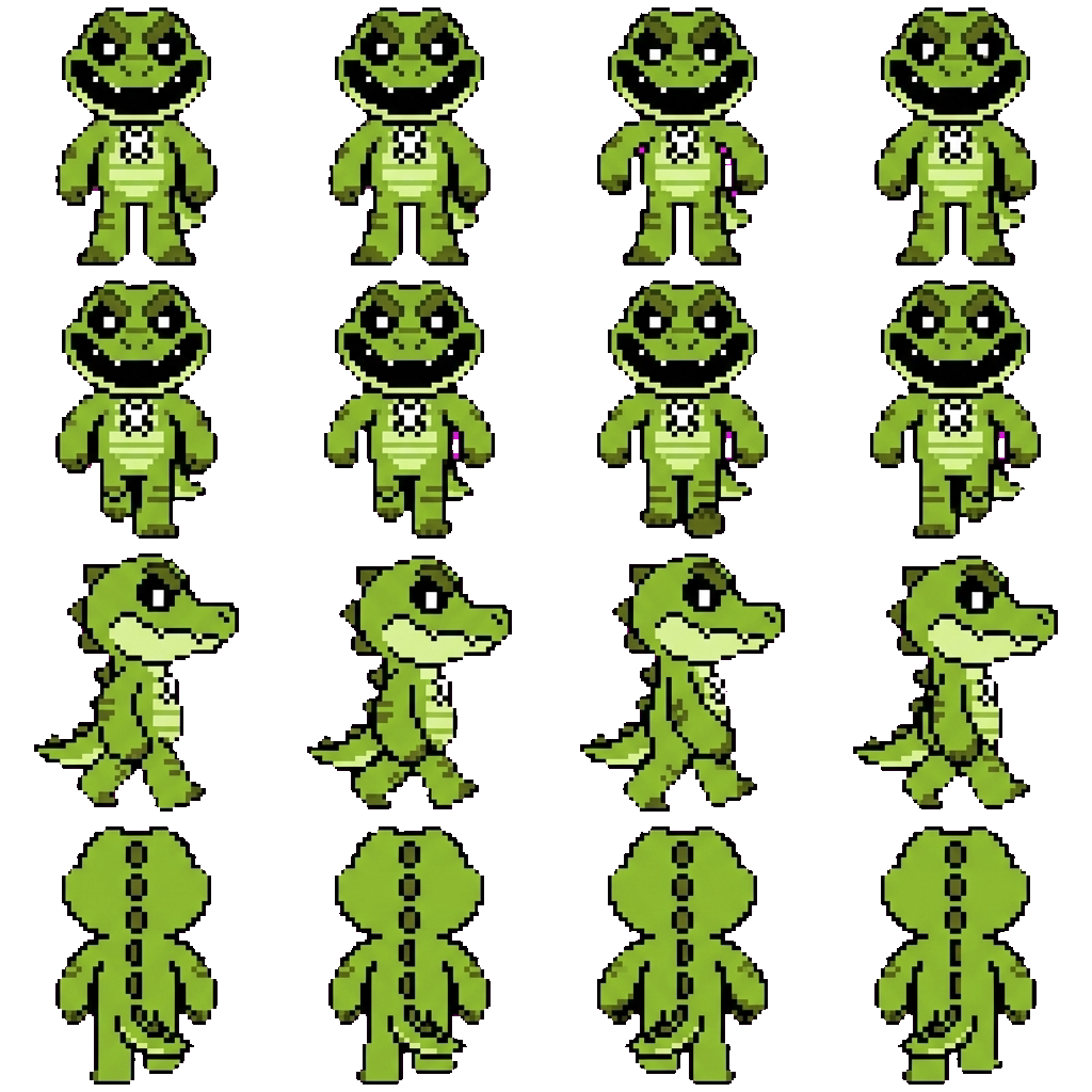 ALLISTER GATOR movement sprite