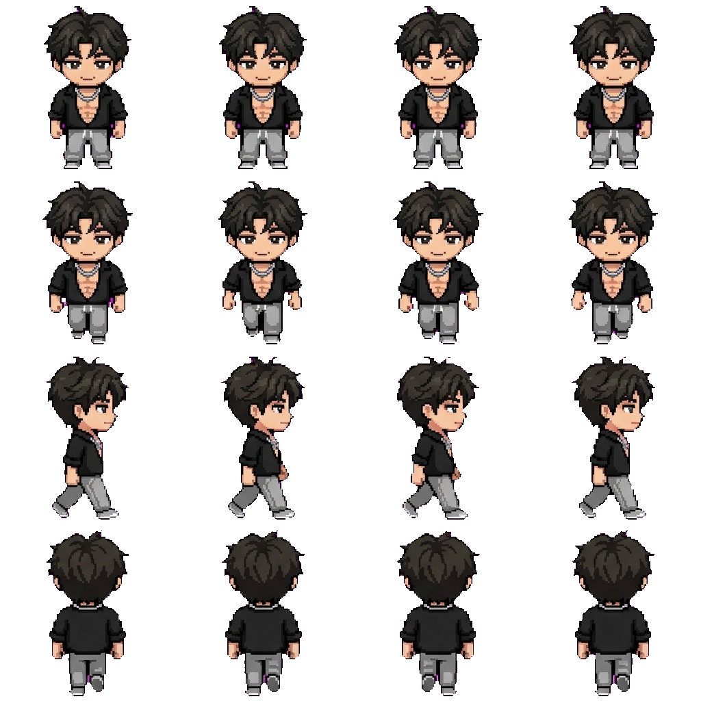 Damon movement sprite