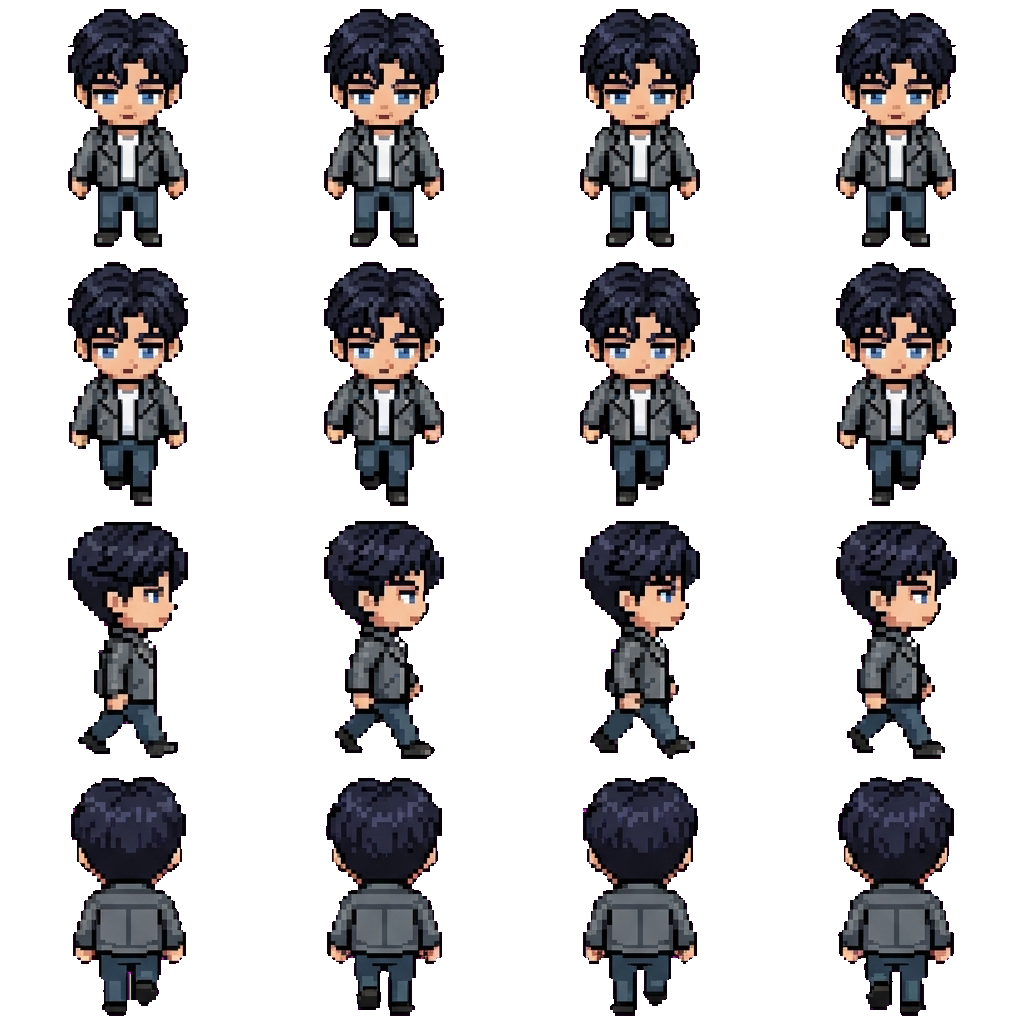 Jack movement sprite