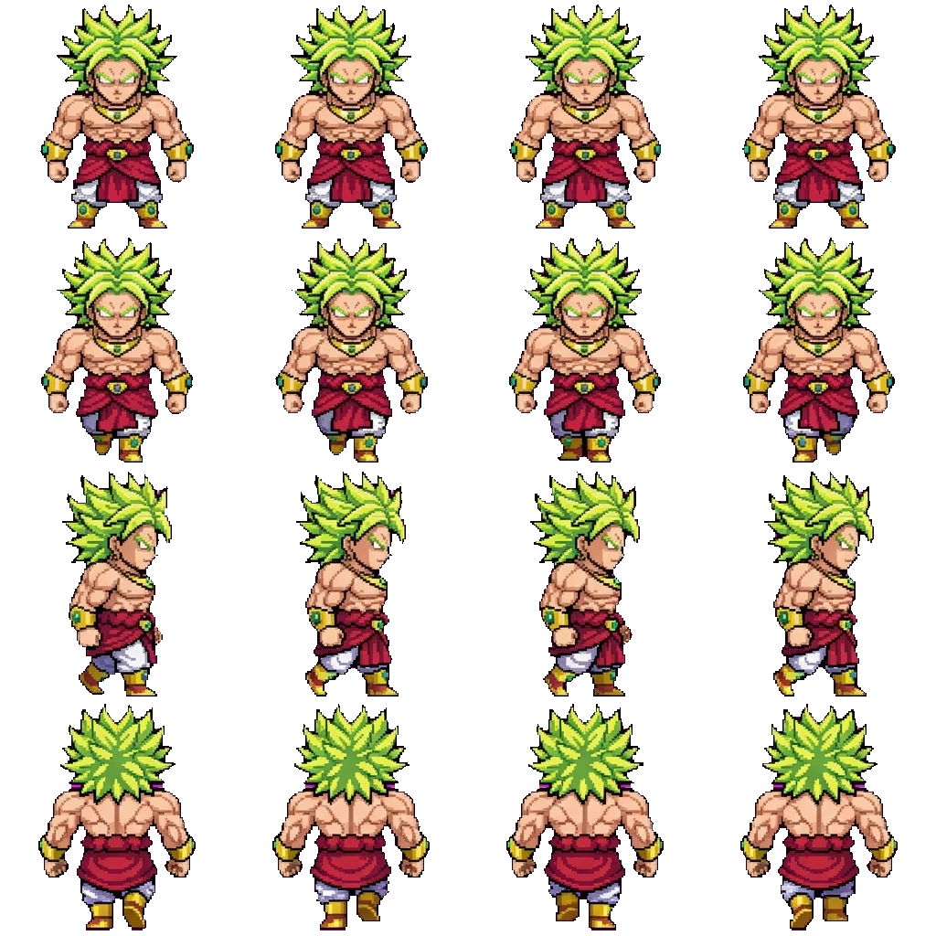 Broly movement sprite
