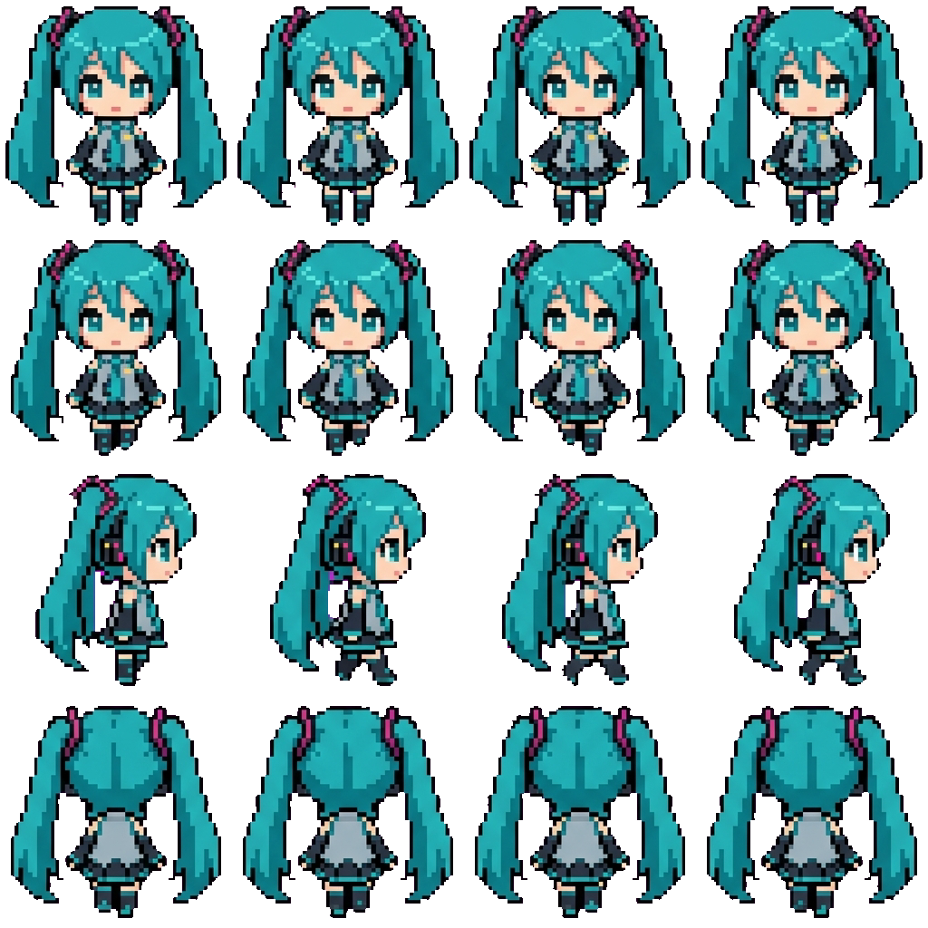 Hatsune Miku movement sprite