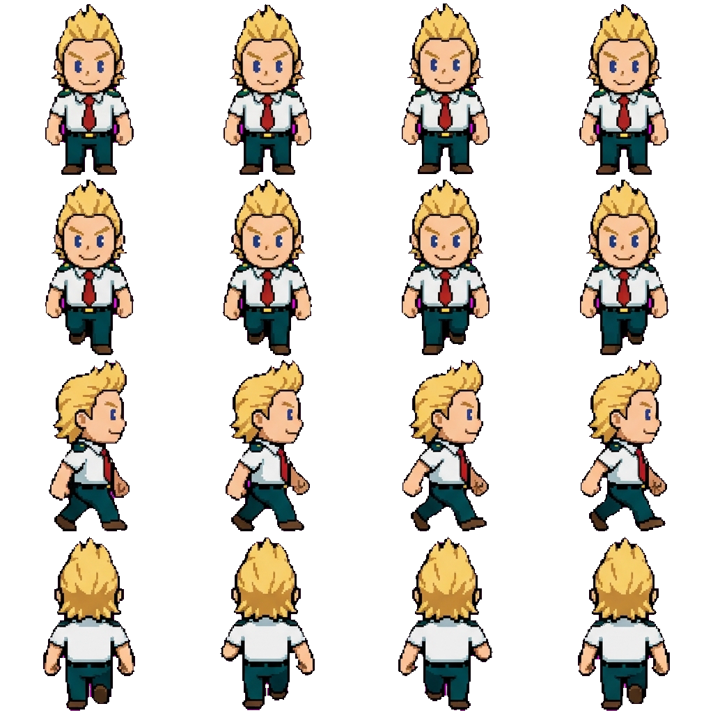 Mirio Togata movement sprite