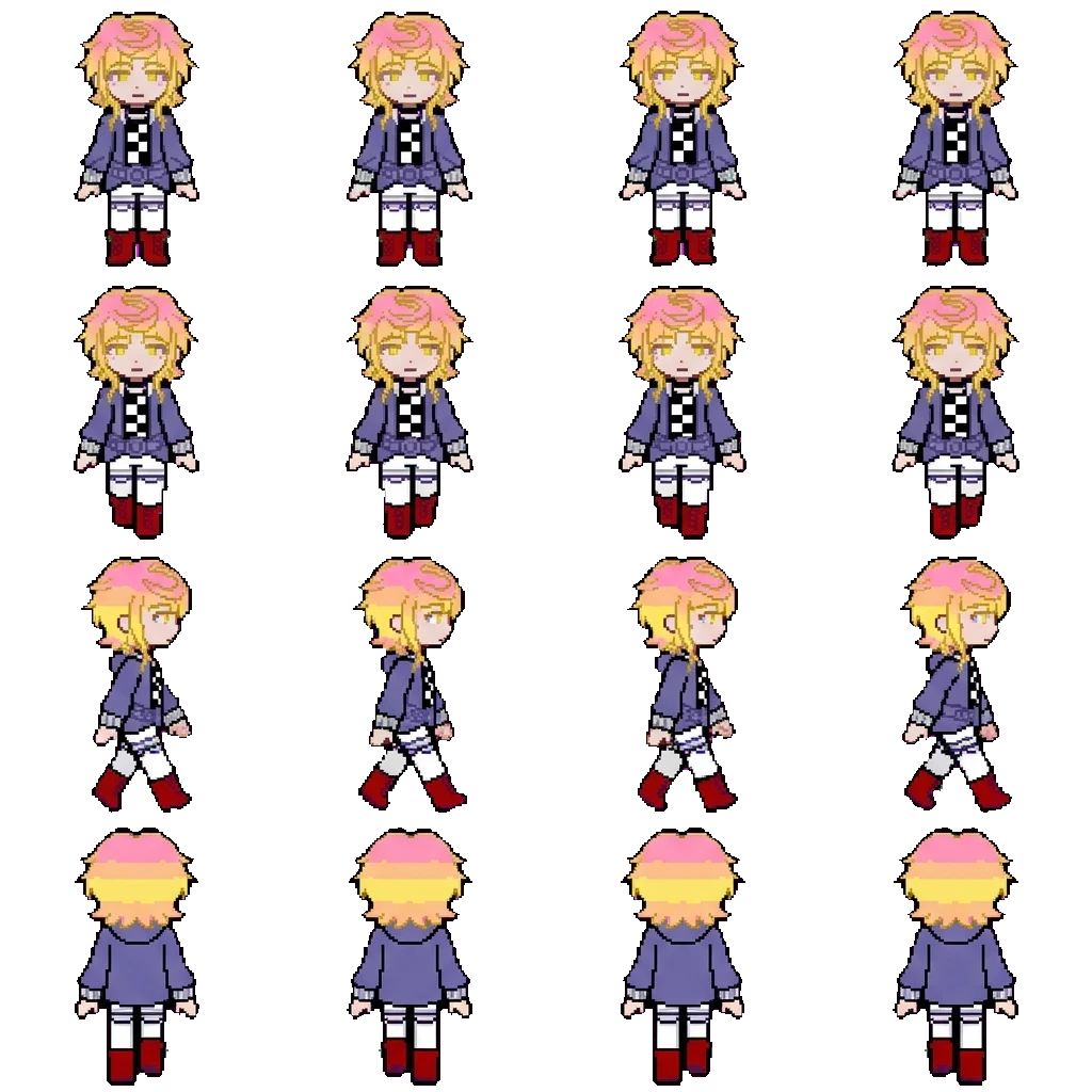 Aki movement sprite
