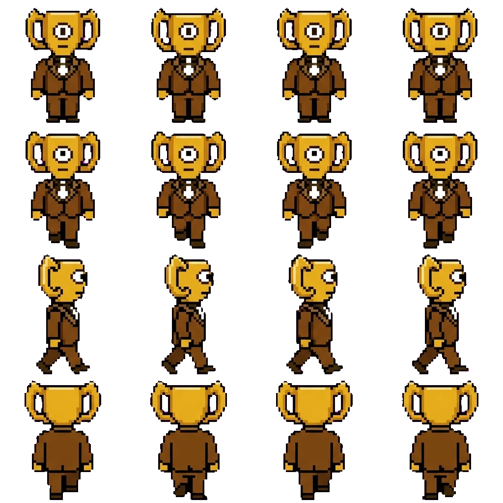 Goldel movement sprite