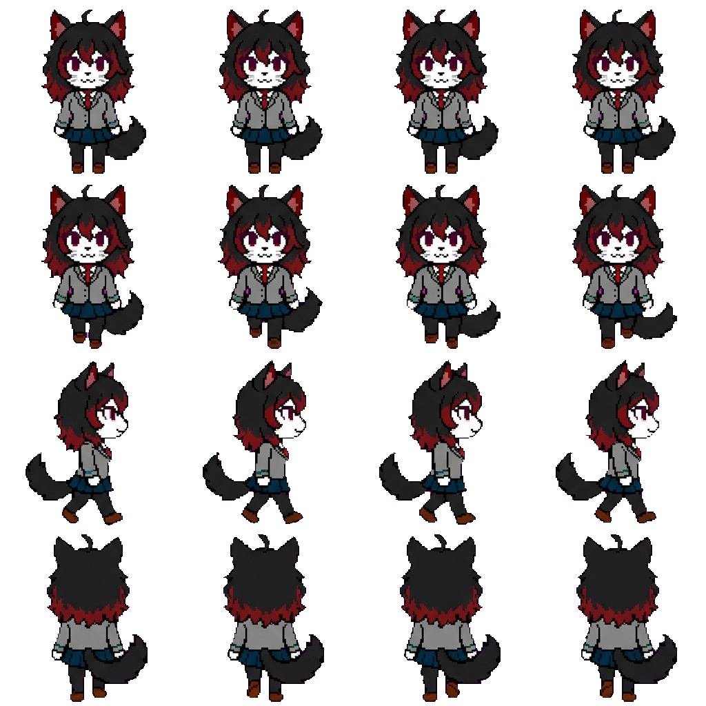 Kat movement sprite