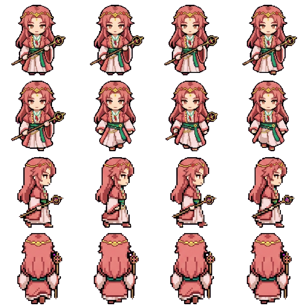Mei lian movement sprite