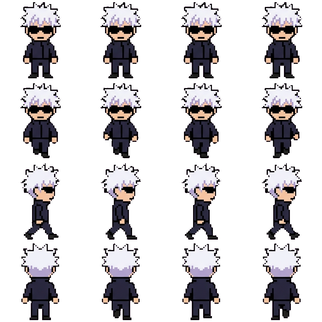 Satoru Gojo movement sprite