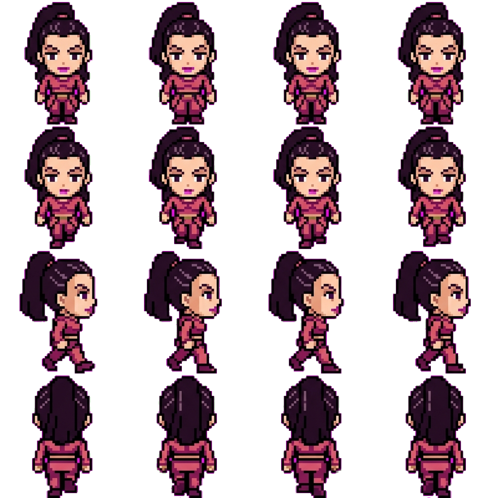 Scarlet Valentine Steel Ball Run movement sprite