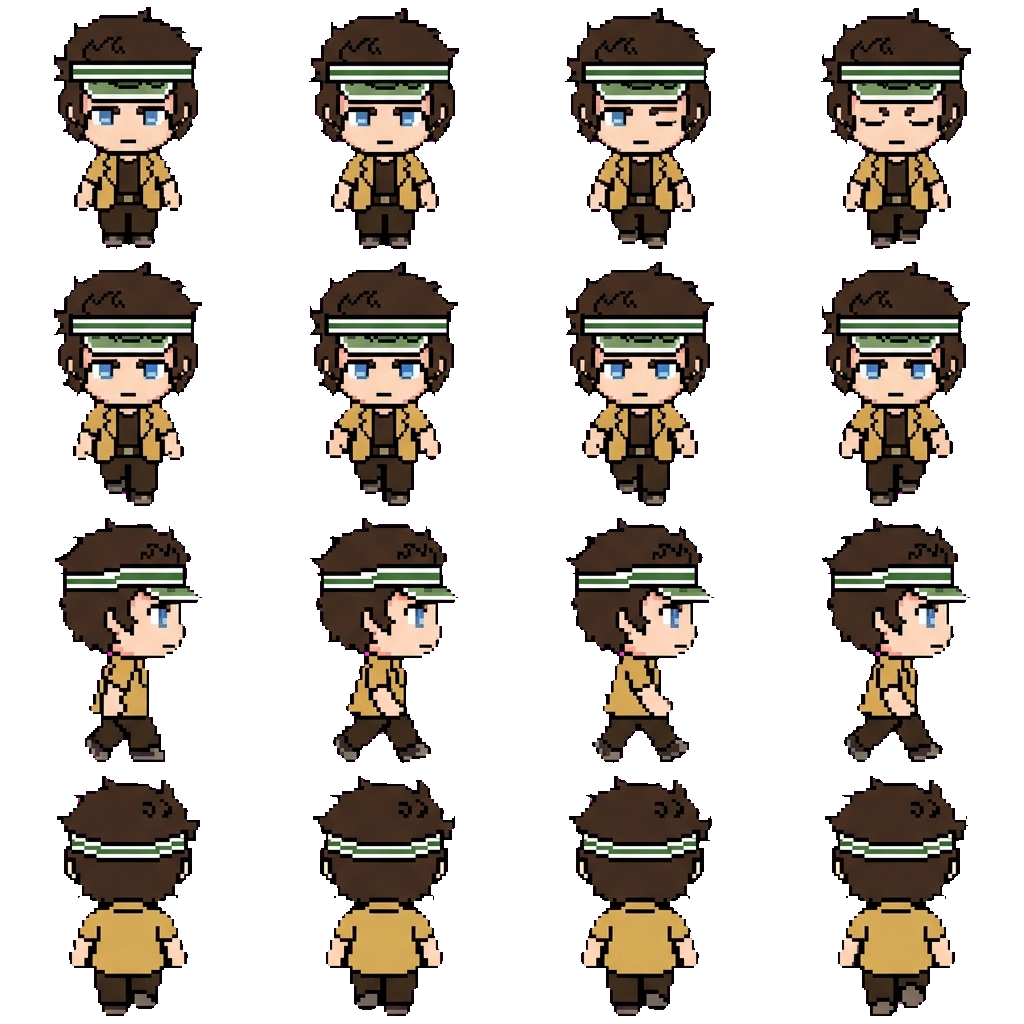 Pilot Kelson movement sprite