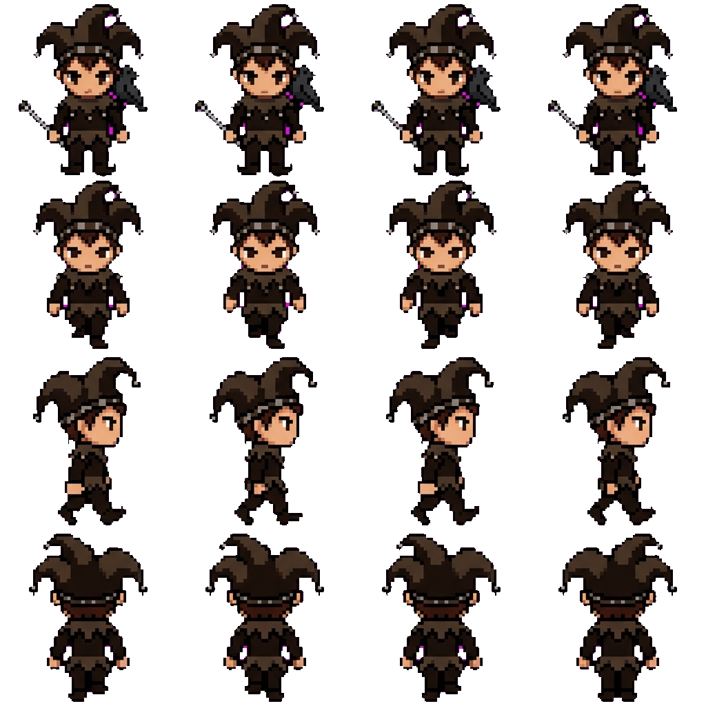 Jest movement sprite