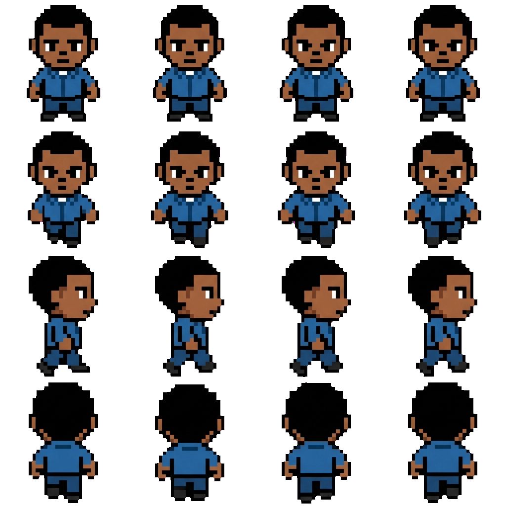 Franklin Clinton movement sprite
