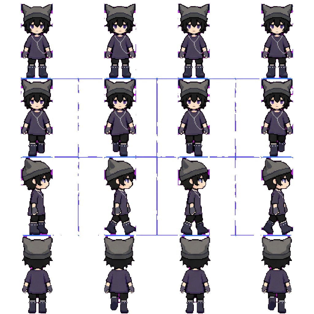 Ame movement sprite